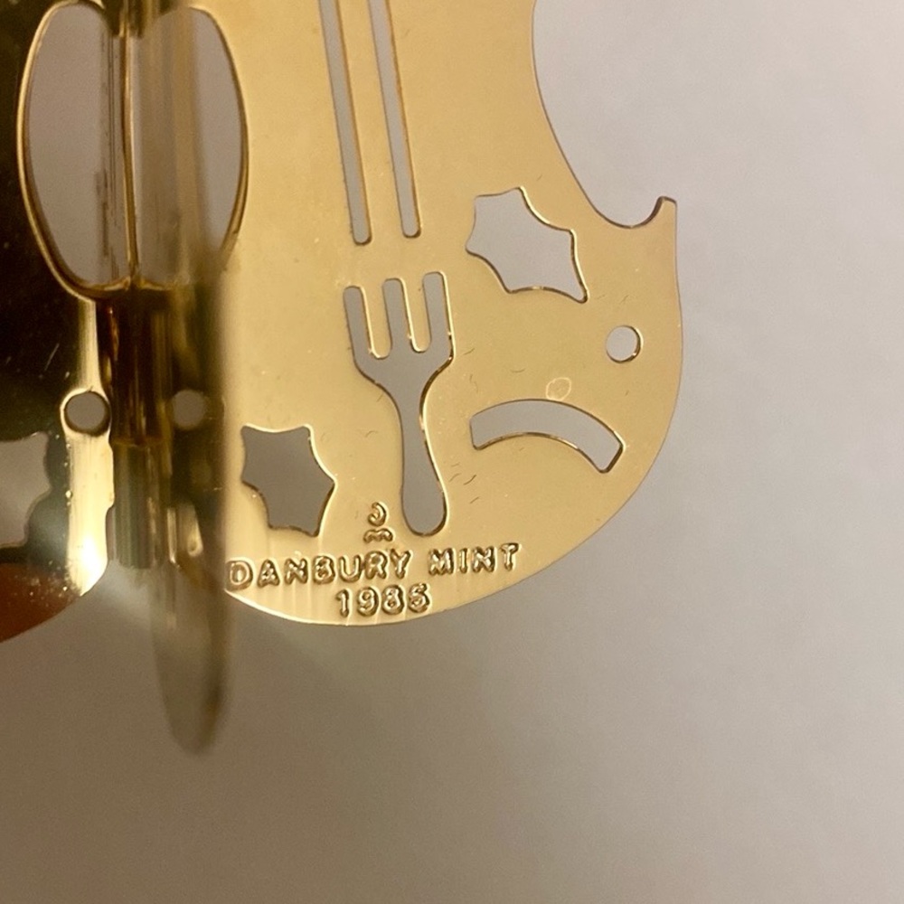 Vintage Danbury Mint Violin Christmas Ornament - Picture 3 of 3